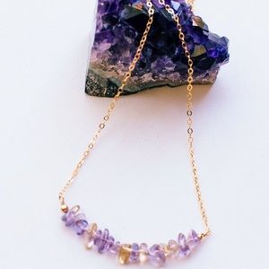 Genuine Amethyst Necklace